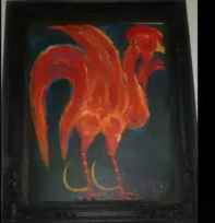 Lukisan Ayam Jago