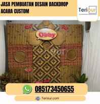 desain backdrop acara