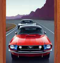 Lukisan Ford Mustang