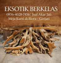 Meja Kursi Akar Jati