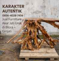 Meja Kursi Akar Jati