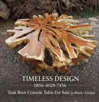 Meja Kursi Akar Jati