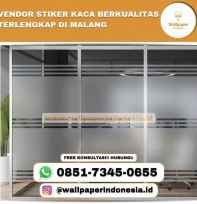 stiker kaca kantor