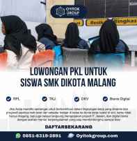 LOWONGAN PRAKERIN SMK