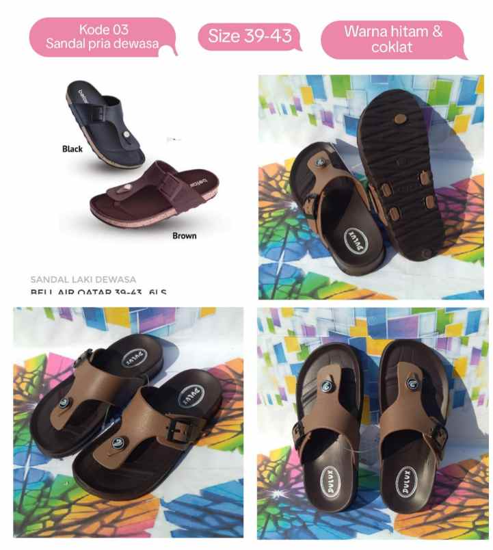 sepatu dan sandal pria tangerang selatan
