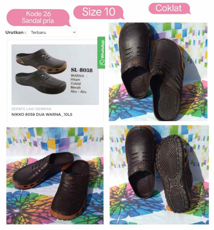 sepatu dan sandal pria tangerang selatan