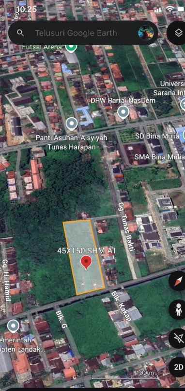 tanah pontianak tenggara