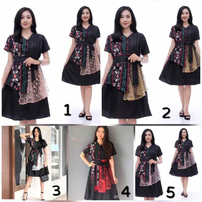 dress dan rok gajah