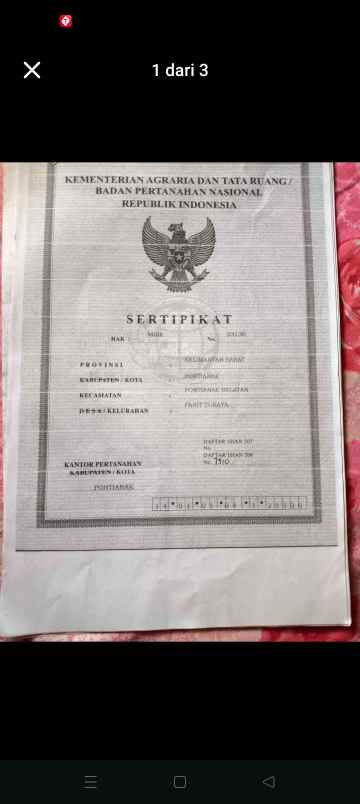 tanah pontianak kota