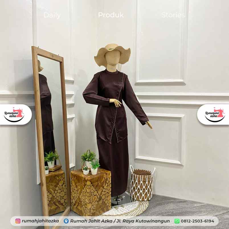 dress dan rok ambal