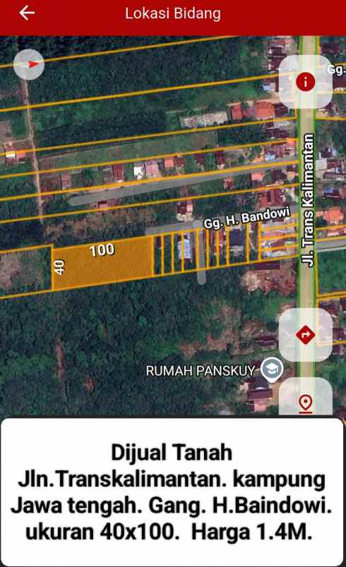 tanah sungai ambawang