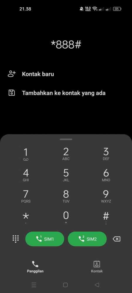 kode *888#